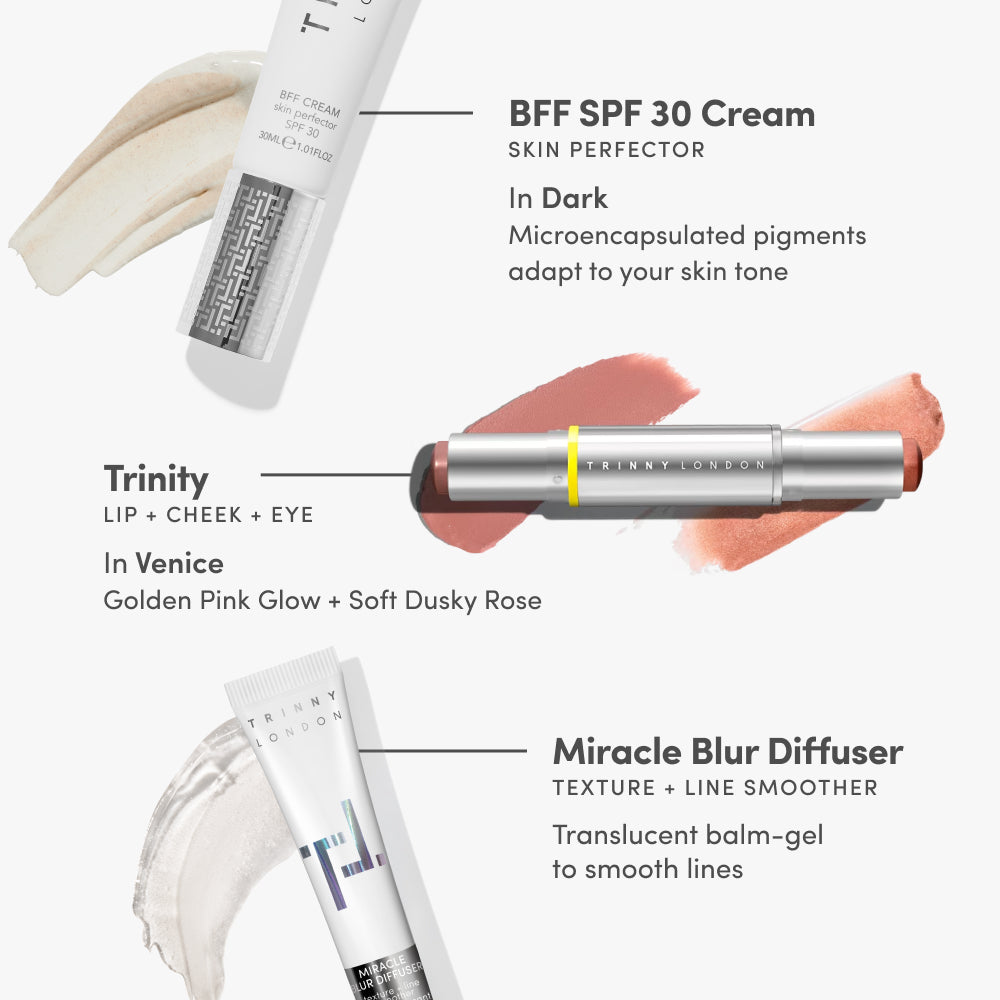 The Low-Maintenance Makeup Set - Dark