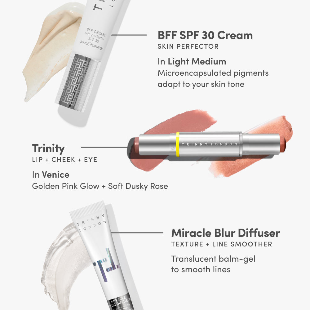 The Low-Maintenance Makeup Set - Light Medium