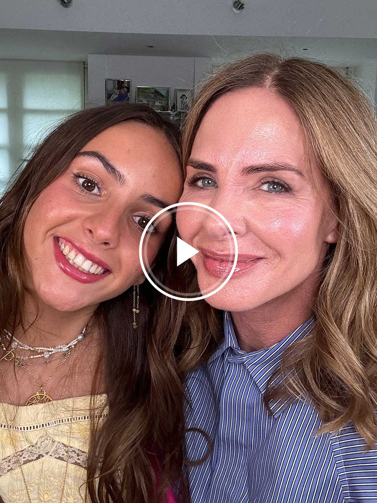 Trinny and Lyla Miracle Halo get ready together